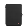 RIVACASE Antishock 5221 MacBook 13 -sleeve, pystysuora, musta, kaksivetoketjuinen
