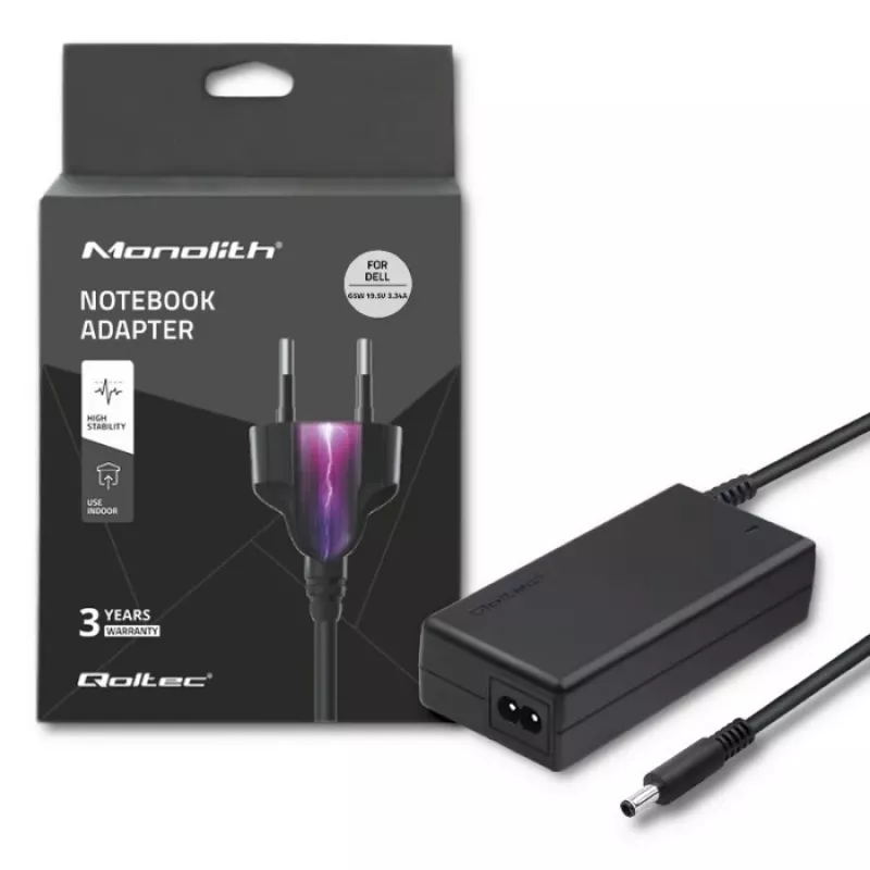 Virtalähde Dell 65W | 19,5V | 3,34A | 4,5 * 3,0 + Pin