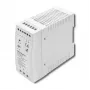 Qoltec DIN-kiskon virtalähde | 60W | 12V | 5A | valkoinen | ohut