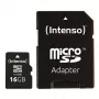 MUISTI MICRO SDHC 16GB C10/W/ADAPTER 3413470 INTENSO