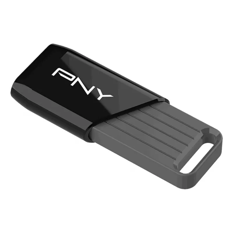PNY Attaché X, 32 GB, USB Type-A, 3.2 Gen 1 (3.1 Gen 1), 130 MB/s, dia, musta