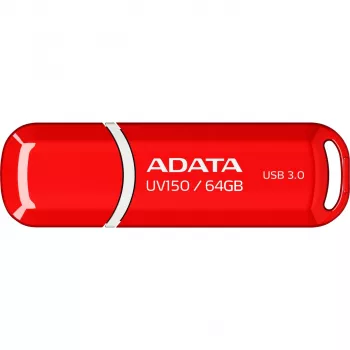 USB-muistitikku ADATA DashDrive UV150 64 GB, USB Type-A 3.2 Gen 1, punainen, liukukansirakenne