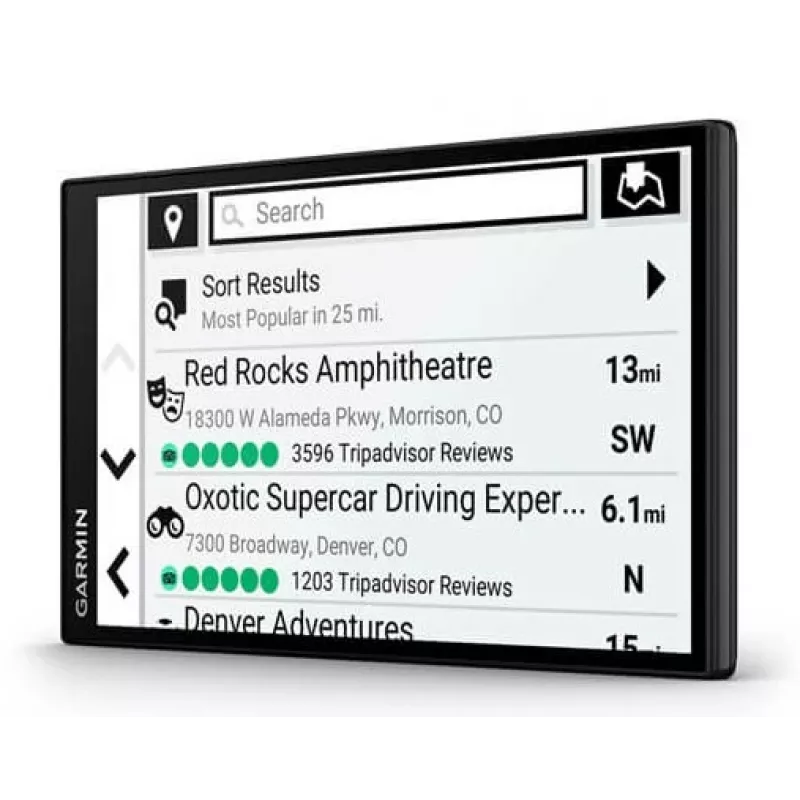 Garmin DriveSmart 76 -autonavigaattori, kiinteä, 17,8 cm (7") TFT-kosketusnäyttö, 239,6 g, musta (EU MT-D)