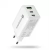 everActive SQ-655Q 65W -pikalaturi, 1×USB-A + 2×USB-C