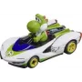 Slotcar CARRERA GO!!! Nintendo Mario Kart P-Wing Yoshi mittakaava 1:43