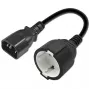 Verkkosovitin QOLTEC 53906 IEC 320 C14 - SCHUKO 16A 250V