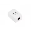 LANBERG kojerasia RJ-45 OU6-0001-W, Cat6, valkoinen