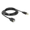 USB-kaapeli DeLOCK USB2.0-B 2 m USB B musta