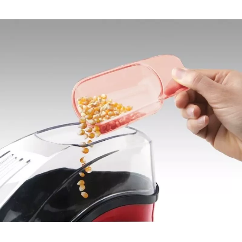 Popcornkone Taurus 968375000 S7600343 — 1100 W, läpinäkyvä kansi, 3 min valmistusaika