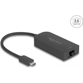 DeLOCK 66046 USB Type-C - 2,5 Gigabit LAN -sovitin