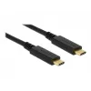 USB-kaapeli DeLOCK 83042 USB 3.2 Gen 2 0,5 m USB C musta
