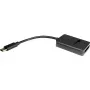 Inter-Tech K-1696-P2 USB-C–M.2 SSD -sovitin, USB 3.2 Gen 2 (10 Gbit/s), PCIe NVMe ja SATA, musta