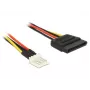 SATA-virtakaapeli DeLOCK 0,24 m 83877