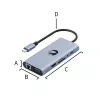 USB-C 11-in-1 -sovitin Hawk HW-HUB1101 — moniporttikeskitin 11 liitännällä