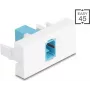 Patch-paneelimoduuli DELOCK 90899 SC Simplex aqua