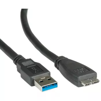 ROLINE USB-kaapeli - Micro-USB Type-B (uros) - USB Type-A (uros)
