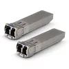 Extralink EX.35948 SFP+ 10G -lähetinvastaanotinmoduuli, 1310 nm, 10 km, yksimuoto, DOM, HP/Aruba, 2 kpl:n pakkaus