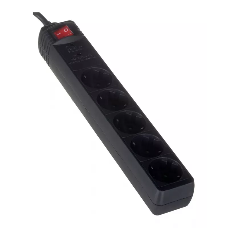 EnerGenie SPG5-C-15 ylijännitesuoja musta 5 AC-pistorasiaa 250 V 4,5 m