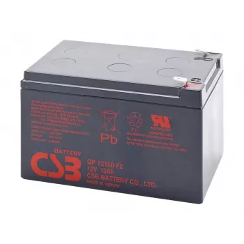 Akku AGM 12Ah 12V F2 VRLA (GP12120)