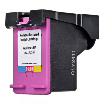 Mustesuihku-värikasetti Superbulk HP 305XL (3YM63AE) 17 ml, yhteensopiva HP DeskJet 2820e kanssa