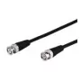 Wentronic Goobay BNC-liitäntäkaapeli, musta, 1 m – BNC-plugi > BNC-plugi (50272)