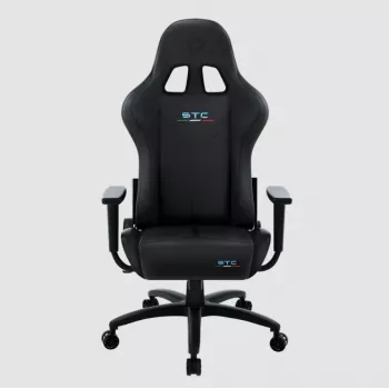 Pelituoli Onex STC Tribute Hardcore musta — ergonominen PC-/konsoli-istuin, korkeussäädettävä ja kallistettava