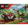 Rakennussarja LEGO Jurassic World 76972 Raptor Off-Road Escape, 285 osaa, 2 minihahmoa, ikä 6+