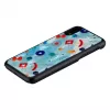 iKins suojakotelo iPhone XR – musta Poppin Rock -kuvio