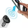 USAMS US-CC115 C21 auto-FM-lähetin kaksois-USB-laturilla, Bluetooth 5.0, 3,4 A, musta