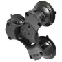 RAM Mounts Twist-Lock kolmoisimukuppipohja komposiitti musta RAP-365-224-1BU