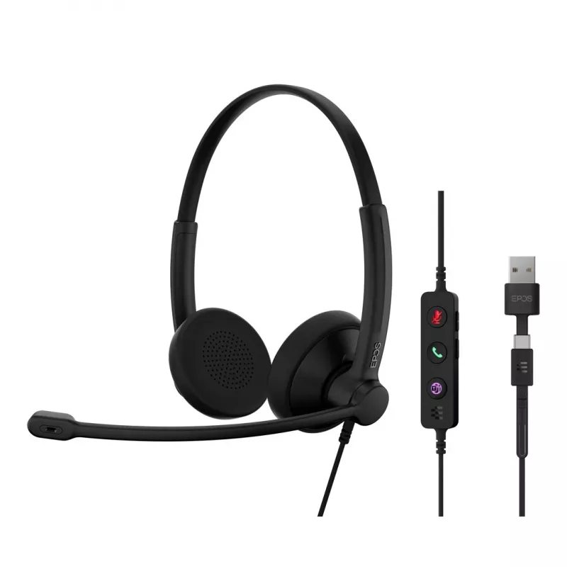 Kuulokemikrofoni EPOS IMPACT 100 MS Stereo USB-C+A