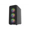 Kotelo Fury Shobo SH4F RGB-ikkunalla ja 4 tuulettimella MIDI Computer PC