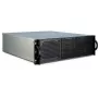 Inter-Tech 3U-30248 -rack musta, ruostumaton teräs
