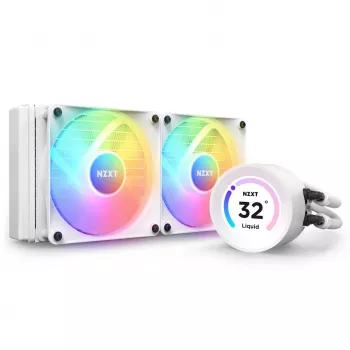 All-in-One-nestekühler NZXT Kraken Elite 240 RGB 12 cm valkoinen