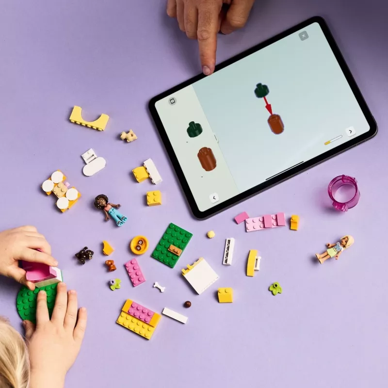 Rakennuslelu LEGO Friends pentujen leikkipaikka sarja 42665, 66 osaa, 2 minihahmoa, ikä 4+