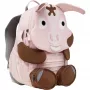 Reput Affenzahn Big Friend Tonie Pig pinkki/ruskea — lasten reppu, pieni koko