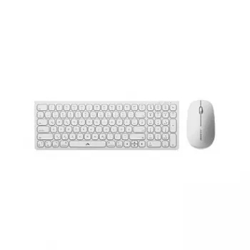 Alogic Echelon Compact USB-C BT näppäimistö saksa + hiiri valkoinen - näppäimistö - USB Type-C - näppäimistö - USB Type-C