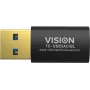 Vision Professional - USB-sovitin - USB Type-A (M) 24-pin USB-C (W) - USB3.0 - musta (TC-USB3AC/BL)