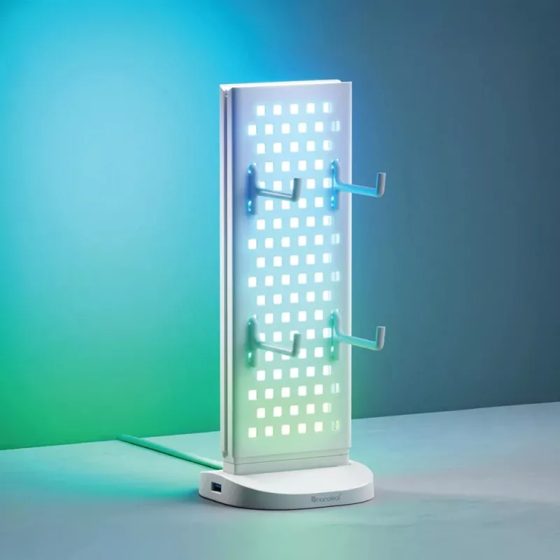 Nanoleaf Pegboard Desk Dock, valkoinen | 15 W | RGB