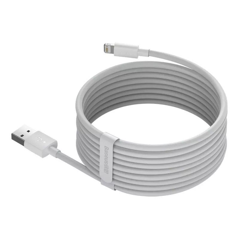 Baseus TZCALZJ-02 puhelinkaapeli valkoinen 1,5 m USB A Lightning