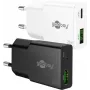 Goobay USB-C™ PD GaN -kaksoispikalaturi ohut (25 W) musta (75733)