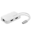 Edimax EU-4308 USB-C-keskitin, 3x USB 3.0 + Gigabit Ethernet