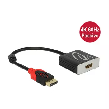 Kaapeli DisplayPort HDMI DeLOCK 0,2 m