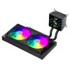 Gamemax CPU-nestekühler | GLACIER 240 LCD BK | Intel, AMD