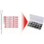 Sokkasarja ks tools 1000 kpl 970.0330 — valikoima, jossa 1000 varmistussokkaa