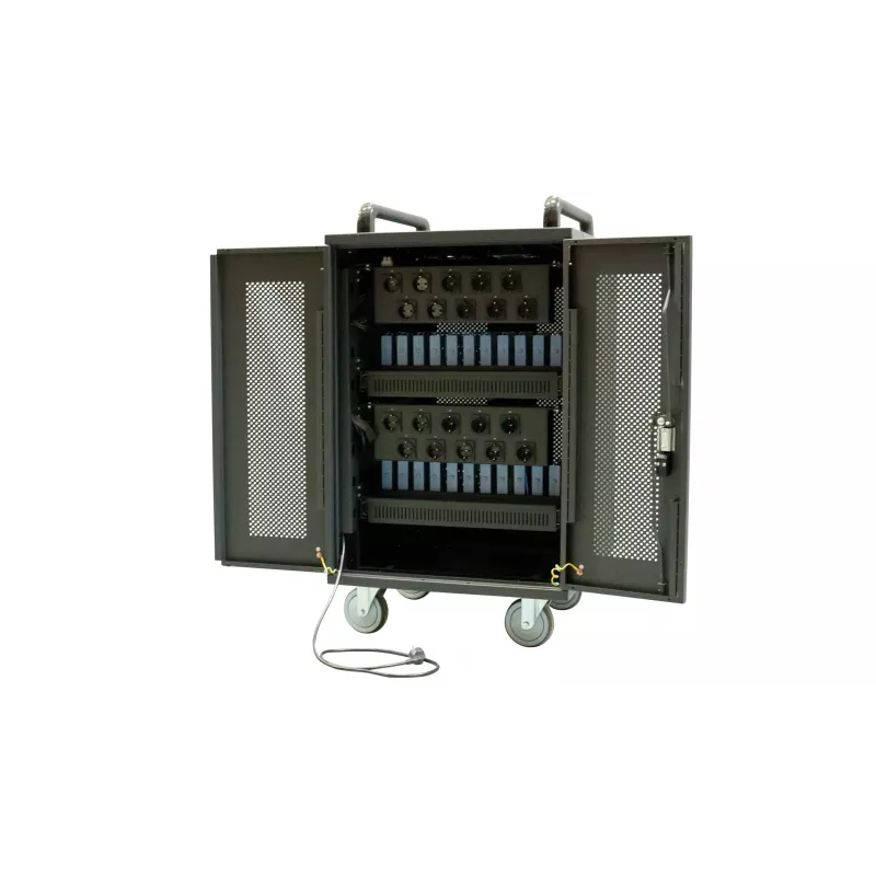 Avtek International Avtek Charging Cart 20 kannettava laitehallintakaappi musta