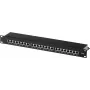 Patch-paneeli helos 146868 — rack-asennettava RJ-45 24 porttia