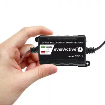 Auton akkulaturi everActive CBC1 6V/12V