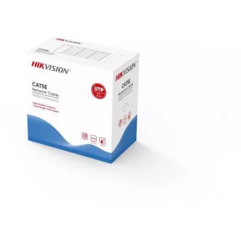 Verkkokaapeli Hikvision DS-1LN5EUEC7 harmaa 305 m UTP Cat5e täysjohtiminen ulkokäyttöön LAN