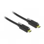 USB Type-C -kaapeli DeLOCK 84138 2 m musta